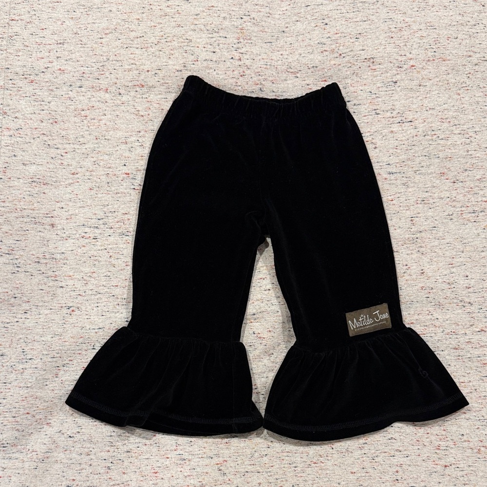 Matilda Jane Black Velvet Kids Bottoms